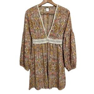 NWT Love Squared Woman’s Junior long sleeves Dress Size M